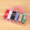 High Quality Complete Plastic Clear Sewing Set/Sewing Kit with Handle