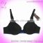 Sexy Laser Cut Contrast Color Design Young Girl Bra Push Up Bra
