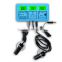 3 LCD Water Quality Tester Digital Meter Aquarium EC CF TDS PH Temp Degree C Backlight