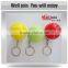 High quality durable using various keychain soft toys