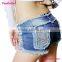 Fashion Blue Sexy Ladies Short Jeans Pants