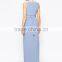 Guangzhou Clothing Fashion Purple Maternity Dress for Summer Maxi