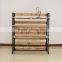 Wood and metal clothes display Trousers rack with hanging