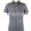 Men's 100% cotton knit fabric cold dyed technics short sleeved T-shirt with chest pocket