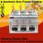 Counter top 6 baskets gas pasta cooking machine with taps Guangzhou manufacturer