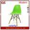 good look eiffel stype plastic cheap wooden leg blue tulip dining chair