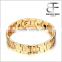 Stainless Steel Healthy energy balance sports fashion jewelry mens braclets 18K gold Plated                        
                                                Quality Choice