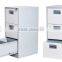 3 Drawers Under Table Office Mini Metal Filing Cabinet