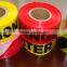 Caution tape widely used for the construction
