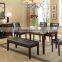 5 PC Marbled top dining table set,dining faux marble table/luxury dining table and chairs and dressers/coffee table