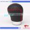 Black Leather Universal Fit Car Auto Gear Lever Stick Shift Knob 5 Speed