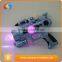 Plastic educational toys for children electric shooting gun with sound and light