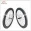 60mm carbon tubular wheelset for road bicycle 23mm wide 700C Full carbon bike wheels with DT 350S and Sapim cx-ray straight pull