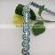 Silver Covered Wire Braid Beaded Sequins Lace Trim