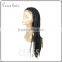micro braids silk lace front wig Afro-African box braided wig black/wine red/mixed color three colors for your choice