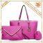 3pcs In Women fashion handle silicon lady handbag                        
                                                Quality Choice