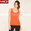 Latest Design Comfortable Loose Fitness Crop Tops Girs Custom Sleeveless Top With Sexy V-Back