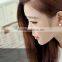 925 Sterling Silver fashion Seashell Pearl Anti allergy Line Threader Earrings