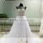 ASAJ-09 Custom made Real Pictures Ball Gown Sequins Beaded Sheer Scoop Neck High Split Wedding Dresses