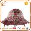 Cotton sun hat women outdoor with flap flower snapback hats custom