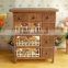 Modular kitchen wooden cabinet with basket drawer