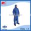 Type4/5/6 navy blue microporous coverall