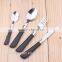 Hot sall!!stainless steel flatware set with plastic handle/silver flatware