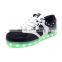 Wholesale USB charger changeable colors light up running sports casual shoes for adults JK-012