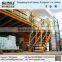 Warehouse Mezzanine Floor for fabric with forklift picking