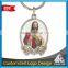 Personalized fancy Christ print keychain for religion