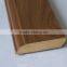 Customized wood baseboard for indoor floor