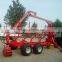 Africal Hot selling ZM8006 8 tons Forest Log Trailer with Crane for 50-80HP tractor