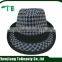 wholesale black and grey wool felt hat