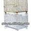 made in China heavy duty stackable Folding warehouse steel wire cage