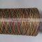 100D 120D space dyed yarn/thread for embroidery