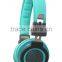 Latest! new arrival fashion wired headphones colorful headset over ear