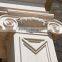 Private villa external wall decoration roman style half stone pillar design