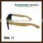 Premium Quality Trendy 2016 Free Logo Polarized CE UV400 Lens Wood Sunglasses