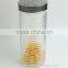 Wholesale Glass Storage Jar with Metal Lid, Glass Canister with Cover