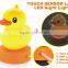LED touch sensor night lamp duck touch desk night light