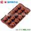 15 cups lovely shaped silicon chocolate molds for bakeware accressories