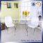Glass Dining Table With Chromed Legs Dining Room Furniture