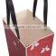 wholesale new handle made factory printing white cardboard paper bag