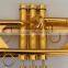 Heavy Trumpet Brush Gold Surface Import Brass Bell Musical Instruments