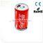 JY26 cocacola can mini music speaker USB amplifier for audio portable wireless bluetooth speaker