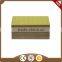 Simple yellow streak middle-sizedwooden box
