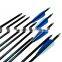 China plastic feather aluminum arrow shafts for archery arrows