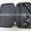 GC-5# Invisible zipper Green rubber logo 8"*5" molded EVA bag