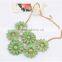 New European Style Flower Choker Collar Vintage Pendant Statement Necklace for Women