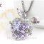 2016 wholesale glass vial perfume essential oil diffuser cage locket pendant necklace for women
